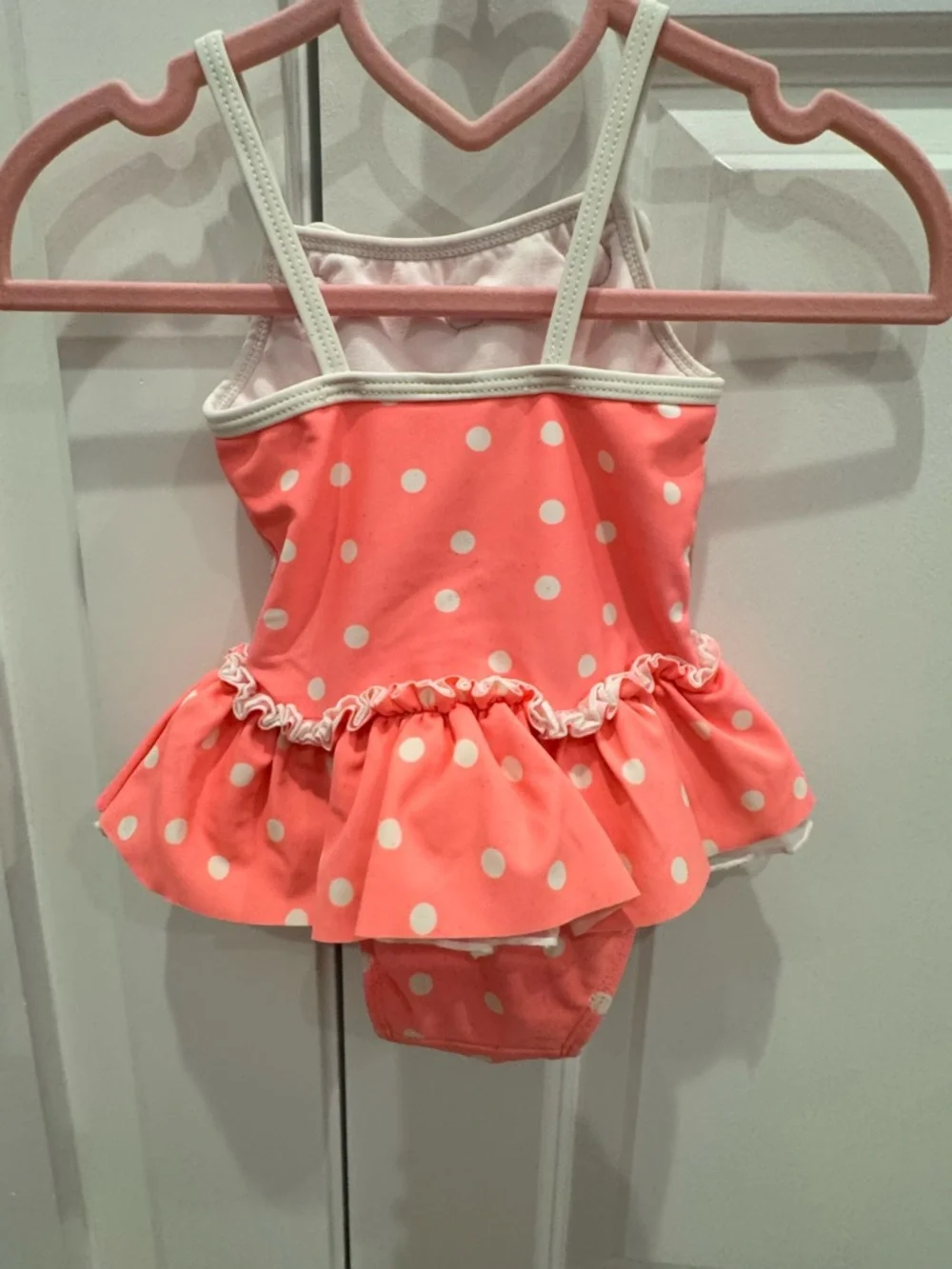 2 pcs bundle of baby girl swim suits size 12 months